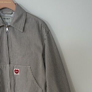 Carhartt Work In Progress Navy & Off-White Terrell Jacket